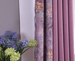 Rifornimento della fabbrica <span class=keywords><strong>naturale</strong></span> di <span class=keywords><strong>lino</strong></span> vernice stampata dimout nuovo stile tenda di design - Product Image 4