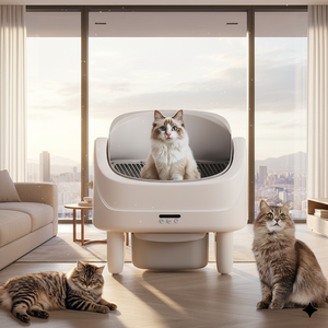 Toilette automatique pour chat, directement de l'usine, bac à litière automatique pour la maison - Product Image 1