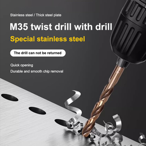 Jeu de forets HSS M35 Broca hélicoïdal DIN338 HSS 5% <span class=keywords><strong>foret</strong></span> hélicoïdal au cobalt forets à tige droite - Product Image 3