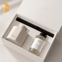 FUBEI LIVING Diffuseur de parfum d'ambiance en céramique à facettes de luxe avec logo personnalisé, coffret cadeau avec flacon de recharge d'huile, vente en gros