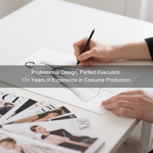 Conjunto de Vestido Maxi Estilo Camisa Marrón Personalizado con Cinturón y Abrigo a Rayas Azul Marino, Estilo Vintage Informal <span class=keywords><strong>para</strong></span> Uso Diario - Product Image 6