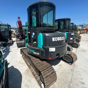 รถขุดขนาดเล็ก Kobelco SK55 มือสอง 5.5 ตัน ระบบไฮดรอลิก แบบตีนตะขาบ นำเข้าจากญี่ปุ่น สภาพดี รักษาอย่างดี เครื่องจักรก่อสร้างมือสอง - Product Image 5