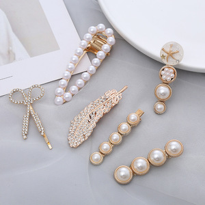 Elegante Set de 6 Horquillas Vintage con Diseño de Oso, Pico de Pato y Rosa, con Perlas, para Cumpleaños de Mujeres y Niñas - Product Image 3
