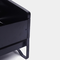 Barbecue à charbon en acier inoxydable pour extérieur et intérieur, avec rotation à 360 degrés, électrique et automatique