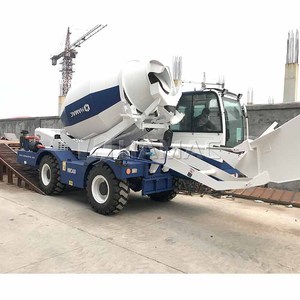 Camion malaxeur à béton autochargeur HAMAC 3,5 m³ de haute qualité avec pompe, quatre roues motrices, décharge à 270 degrés, efficace - Product Image 4