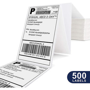 激安セール 100x150mm ビニール製サーマルステッカー 強力粘着 防水 プロモーション用送り状ステッカー 2000枚/スタック A6配送ラベル - Product Image 2