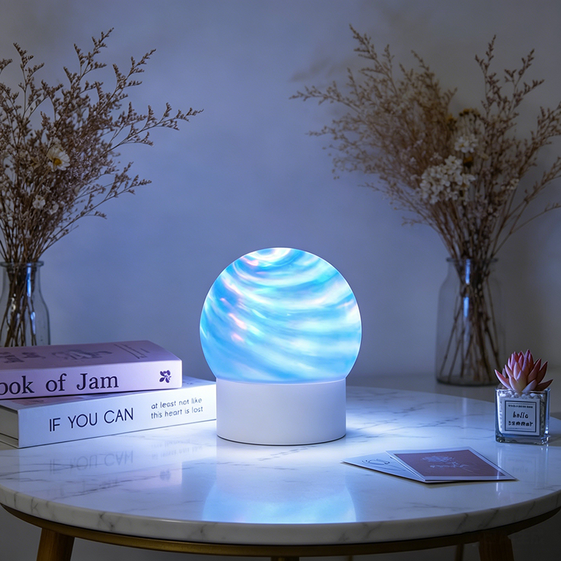 Wireless LED Lamp Cute RGB Night Light Starry Atmosphere Lamp 3D Illusion Light Live Light Art Bedside Lamp Creative Room Decor
