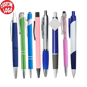 Pena dapat ditarik dengan ujung Stylus karet lembut layar sentuh gaya pulpen pendek 10 0mm