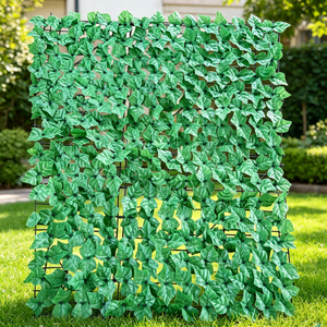 Rouleau de clôture <span class=keywords><strong>artificielle</strong></span> réaliste en feuilles et fleurs, sans entretien, résistant aux UV, écologique, moderne, pour <span class=keywords><strong>jardin</strong></span> extérieur et cour, en soie <span class=keywords><strong>artificielle</strong></span> - Product Image 5