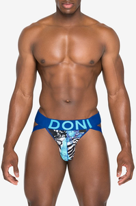 Slip da <span class=keywords><strong>Uomo</strong></span> di Alta Qualità in Cotone Supima con Stampa Digitale Sexy, Jockstrap Intimo Maschile - Product Image 3