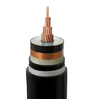 Cable de alimentación blindado revestido con aislamiento de PVC de conductor de cobre disponible versiones de uso industrial de 6 núcleos