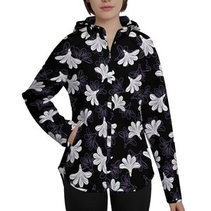 Talep üzerine baskı Nakupaka baskı sıcak moda sıcak ceket Custom Made artı boyutu uzun eklenmiş ceket kadınlar için kapüşonlu - Product Image 3