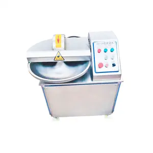 Double speed stainless steel electric cutting machine Large commercial cafeteria meat and vegetable filling cutting and mixing s