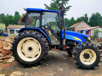 Tractor Usado Económico a Granel d SNH904 de 90HP con Cabina y Aire Acondicionado para Compradores de Bolivia, Perú, Nigeria y el Sudeste Asiático