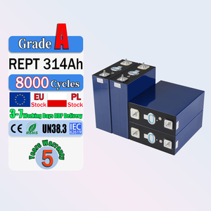 EU Stock 8000 Cycles Long Life A- Grade REPT 3.2V 314Ah Grade A Prismatic Cell DIY RV Solar Storage LiFePO4 <b>Battery</b> Cell - Product Image 1