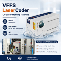 Codeur laser UV pour machine d'emballage VFFS |   Système de codage de date en ligne pour l'emballage alimentaire et pharmaceutique, certifié CE, OEM