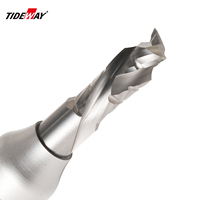 Tideway A9 Industrial Grade TCT Up&Down Router Bit Baja Kecepatan Tinggi Berlapis AlTiN 2-Flute OEM/ODM untuk CNC Papan Plat Tebal