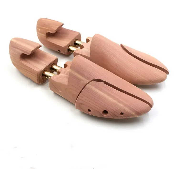 조절 신발 들것 삼나무 나무 사용자 정의 로고 신발 나무