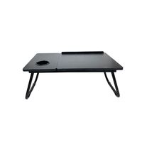 Bureau d'ordinateur portable ergonomique pliable, table d'étude de chevet avec réglage de l'angle à cinq vitesses pour les étudiants à domicile