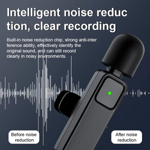 High Quality SE82 Wireless Microphone Paired <strong>Automatically</strong> Microphone for Interview Vlog Smart Noise Reduction Microphone - Product Image 6