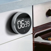 Rund knopf Lauter digitaler Küchen-Countdown-Timer Magnetischer LCD-Countdown mit großem Display