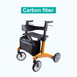 टिकाऊ चलने में सहायक गतिशीलता 4 पहियों की कुर्सी कार्बन फाइबर फोल्डेबल कार्बन फाइबर वॉकर - Product Image 6