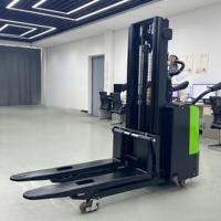 Mini Electric Stacker 1.5 Ton Kompak 825mm untuk Lorong Sempit, Pengangkat Pallet 3m, Peralatan Gudang Kecil, Harga Pabrik