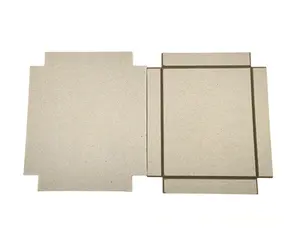 recycle cardboard waste paper pulp grey white back duplex board paper