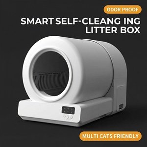 ห้องน้ำแมวอัจฉ<span class=keywords><strong>ริ</strong></span>ยะไฟฟ้าแ<span class=keywords><strong>บ</strong></span><span class=keywords><strong>บ</strong></span>มีสิ<span class=keywords><strong>ท</strong></span>ธิ<span class=keywords><strong>บ</strong></span>ัตร ระ<span class=keywords><strong>บ</strong></span><span class=keywords><strong>บ</strong></span><span class=keywords><strong>ท</strong></span>ำความสะอาดอัตโนมัติเต็มรูปแบ<span class=keywords><strong>บ</strong></span> พร้อมใ<span class=keywords><strong>บ</strong></span>รั<span class=keywords><strong>บ</strong></span>รอง CE FCC และตัวเลือกปลั๊กไฟแบ<span class=keywords><strong>บ</strong></span>สากล - Product Image 1