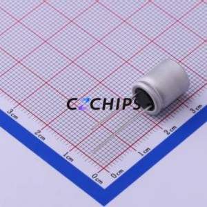 ตัวเก็บประจุแบบโซลิด PLV1K220MDL1 แบบ Through-hole (THT), ขนาด D10xL13 มม. 80V 2.3A 100kHz 35mOhm โพลีเมอร์ - Product Image 2