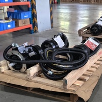 Moteur de machine d'aspiration industrielle étanche Hanci ZCTI 2900 tr/min Y112m-4, générateur asynchrone triphasé 50 Hz 4-110 kW, doré