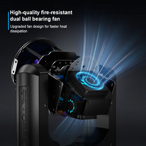 Canhão de Luz Moving Head Beam Big Dipper 295W 14R com Prisma Duplo Sharpy DMX Cabeza Movil Luces para Palco Profissional de DJ e Boate - Product Image 3