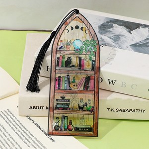 Segnalibro in acrilico a forma di gatto nero divertente e simpatico, da appendere alla porta, in plastica, per libreria, con scritta 'Plz Knock I'm Reading' - Product Image 6