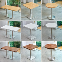 JXT Table de meubles de restaurant de style industriel Offre Spéciale Table à manger en métal pour café