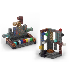 Factory Direct 3D Magnetic Building <strong>Blocks</strong> Set 20 Magnets Magic Castle Puzzle Plastic Multi Color <strong>Mind</strong> <strong>Craft</strong> DIY Toy EN71 - Product Image 2