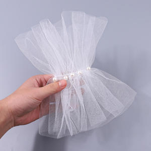 Decorazioni per Unghie a Forma di Corna di Fata Bianche per Donne, Accessori per Nail Art, Nastro in Pizzo di Cotone e Nylon - Product Image 3