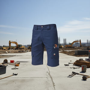 กางเกงขาสั้น Ttake รุ่น Regular Workwear สีน้ำเงิน ไซส์ XL ดีไซน์กระเป๋าคาร์โก้ - Product Image 3