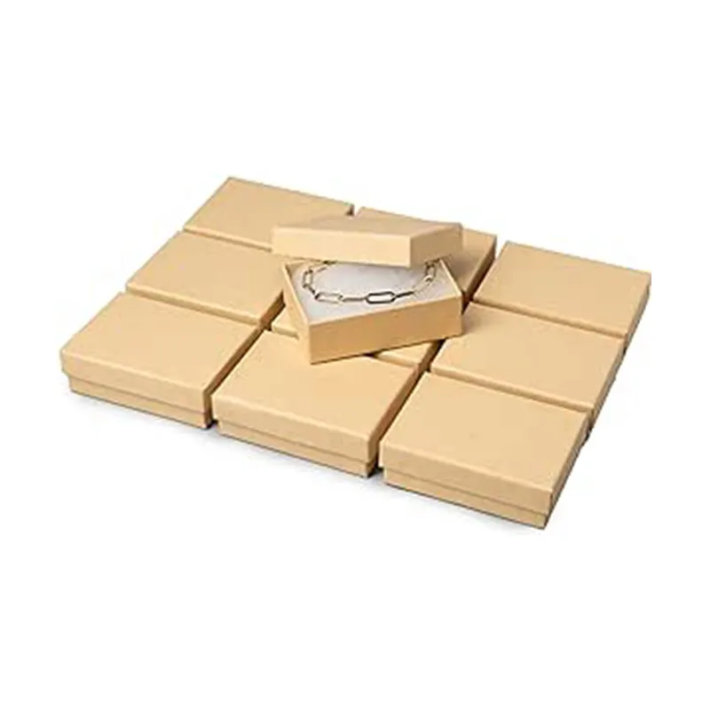 Boş Kraft kağıt gemi hazır kapaklı kutu eko kahverengi kraliyet mavi çok renkler hediye sarma kutuları kare ve dikdörtgen hediyeler için