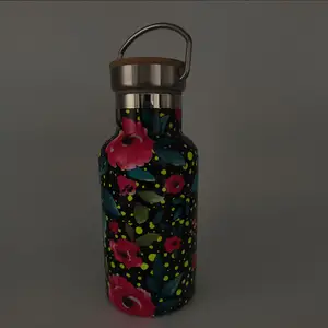 350ml Temperatura Cambio de color Botella de agua Luminoso Acero inoxidable Taza de vacío personalizada