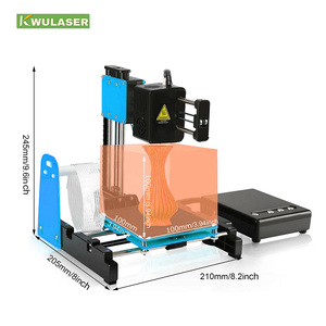 New Mini 3D Printer Home Education Desktop FDM 100x100x100mm Support PLA/TPU One Key Printing Semi-Automatic USB Prototyping