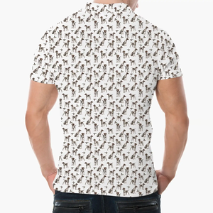 Camiseta de Polo Deportiva de Golf de Alta Calidad con Logotipo Personalizado OEM, 80% Poliéster, 20% Elastano, para Hombre - Product Image 3