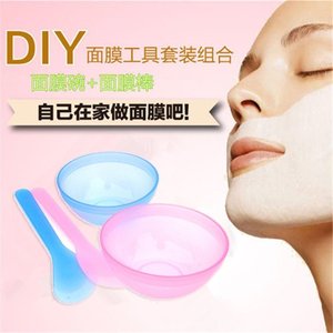 Ensemble bol et spatule pour masque facial Soumei Hidemi, en plastique, pour la fabrication de masques DIY, pour usage domestique et professionnel. - Product Image 1