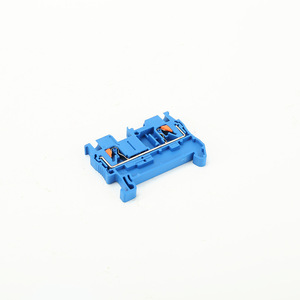 Bloc de bornes Guan Yang PT2.5 bleu, type rail DIN, insertion droite, borne à ressort, 2,5 mm² - Product Image 3