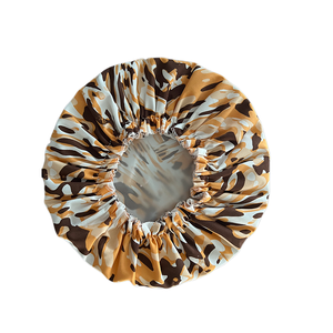 Bonnets de douche imperméables réglables de double couche baignant des bonnets de douche pour les cheveux longs - Product Image 1