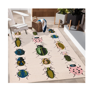 Direct inde personnalisé tapis de laine touffeté à la main moderne planète Design tapis pour la maison chambre enfants chambre personnalisable imprimé Animal - Product Image 2