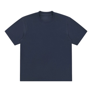 เสื้อยืดทรงบ็อกซ์โอเวอร์ไซส์แบบครอปพิเศษสำหรับผู้ชาย ลายเรียบ สำหรับพิมพ์ลาย - Product Image 4