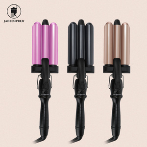 High Quality Professional Private Label Curling Iron, Digital Triple Tourmaline Barrel Best Hair Curler Curling Iron Hair <span class=keywords><strong>Waver</strong></span> - Product Image 1