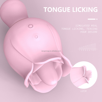 2026 Meistverkaufter Rosen-Zungenvibrator Klitoris-Stimulator Vibrator Rosen-Vibrator Spielzeug für Frauen Spielzeug Rose
