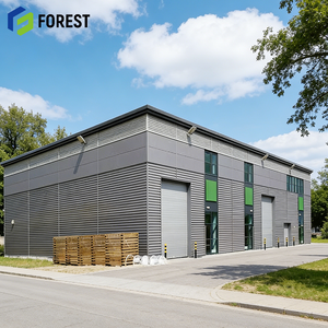 Estructura de Acero para Taller, Diseño que Ahorra Espacio, Edificio de Oficinas de Varios Pisos, Versátil, Anticorrosivo y Resistente a la Intemperie - Product Image 1