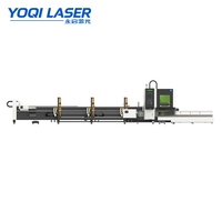 Nueva Máquina de Corte de Tubos por Láser de Fibra Totalmente Automática Q7-16 |   Sistema de Corte de Tubos Metálicos CNC de Doble Mandril con Estructura de Acero AI